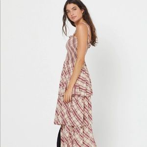 *SALE* Auguste | Nordstrom Plaid Tiered Maxi Dress